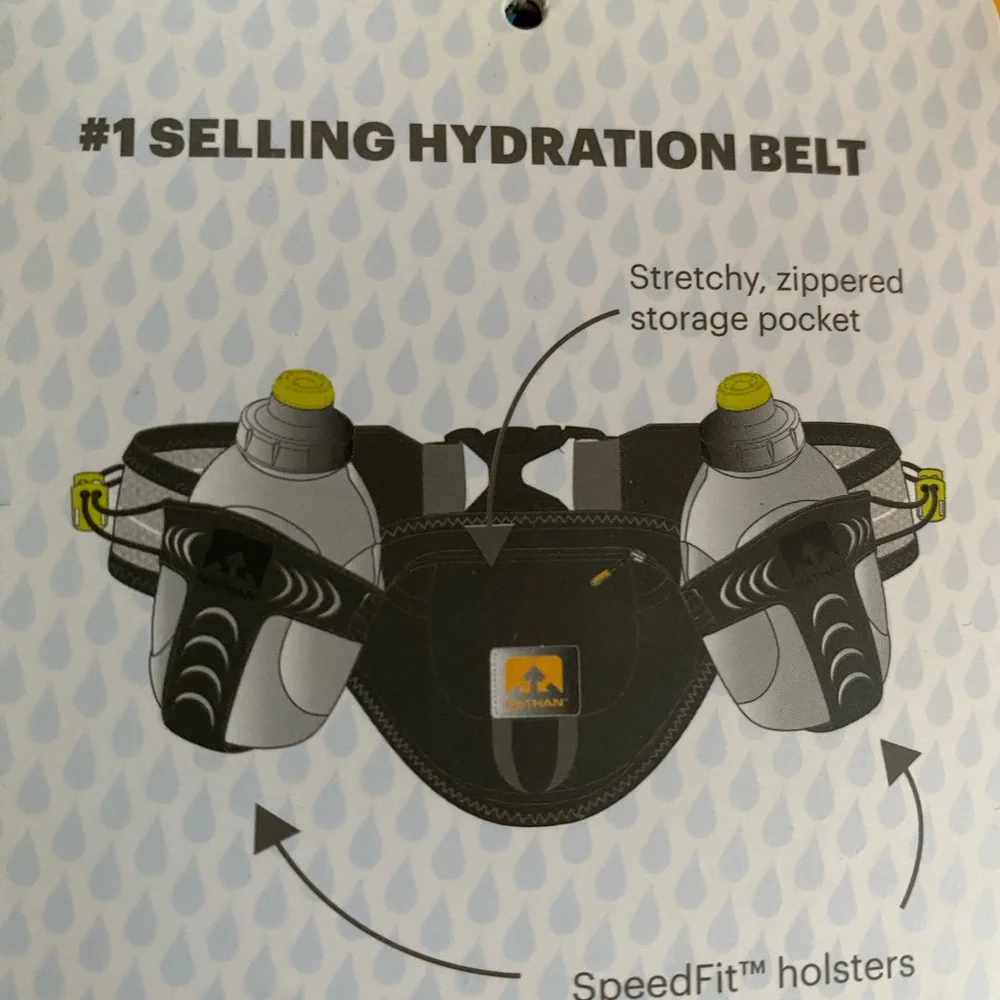 Nathan Purple Hydration Belt - Picture 2 of 7